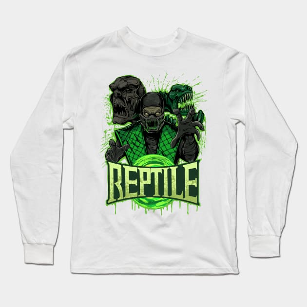 REPTILE Long Sleeve T-Shirt by Ottyag